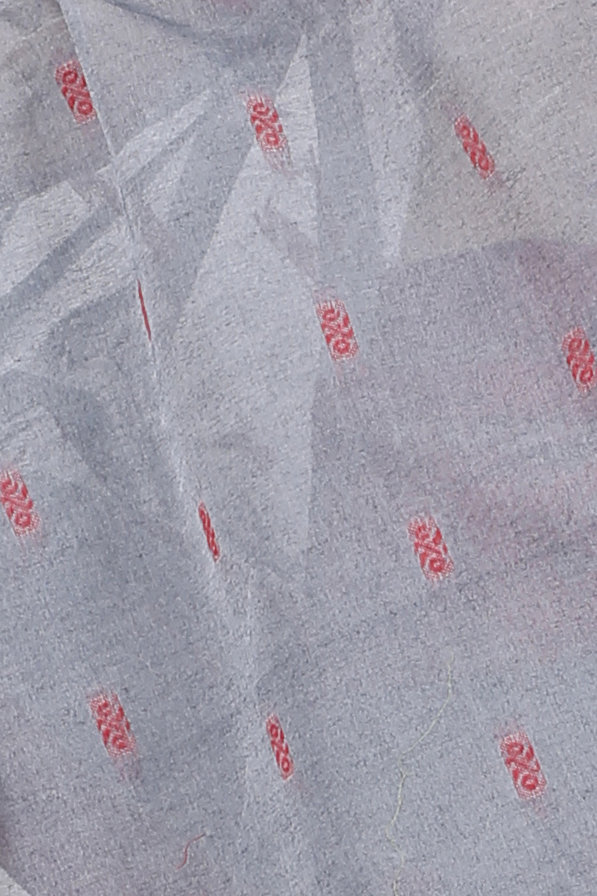 Grey Pure Cotton Indrani Tant Saree (1016)